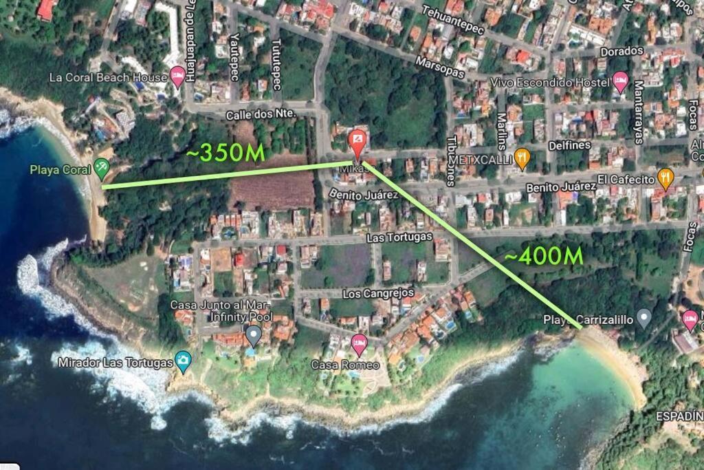 Studio -Trees At Mikasa- Near Beach, Pool, Fast Wifi, Ac & King Bed Puerto Escondido  Εξωτερικό φωτογραφία